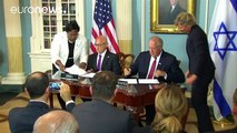 قرارداد بزرگترین کمک نظامی آمریکا به اسراییل امضا شد