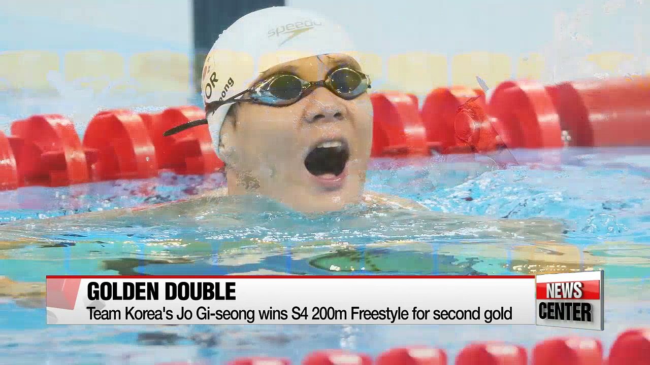 Jo Gi-seung records Korea's first ever double-gold in swimming