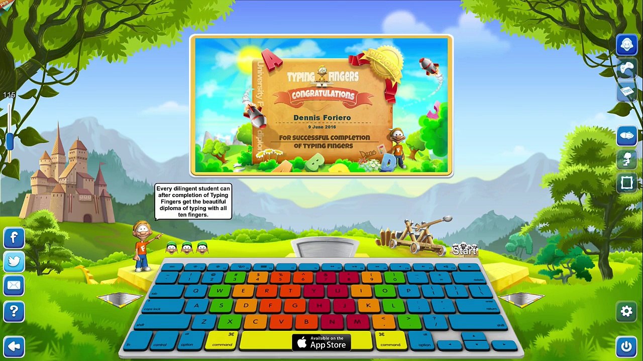 Touch Typing App for Kids