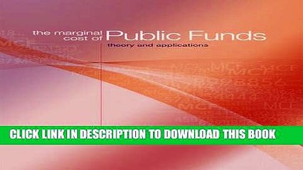 [PDF] The Marginal Cost of Public Funds: Theory and Applications (MIT Press) Full Online