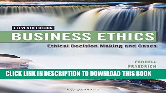 [PDF] Business Ethics: Ethical Decision Making Cases Popular Online