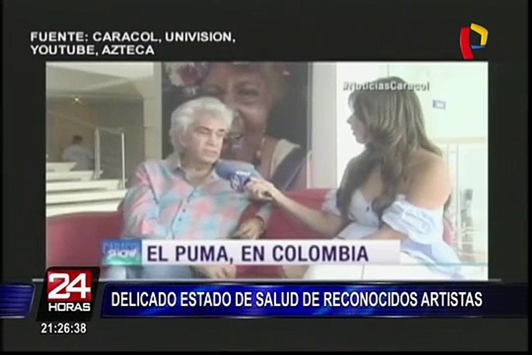Reconocidos artistas se encuentran en delicado estado de salud