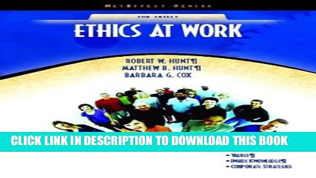 [PDF] Ethics at Work (NetEffect Series) Full Collection