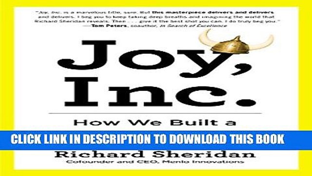 [PDF] Joy, Inc.: How We Built a Workplace People Love Full Collection