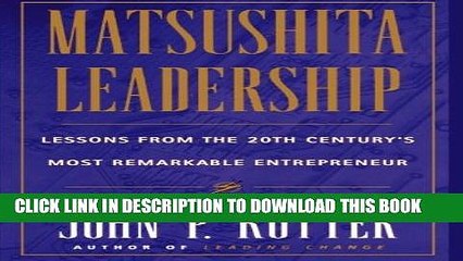 [PDF] Matsushita Leadership Popular Online