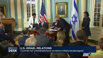 U.S. - Israel hail 'unbreakable bond' as historic military aid deal signed