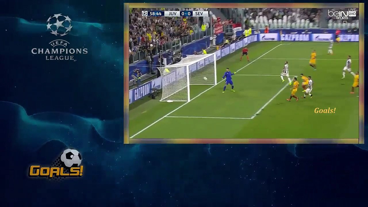 ملخص مباراة يوفنتوس وإشبيلية 0-0 دوري أبطال أوروبا علي سعيد الكعبي 14-09-2016