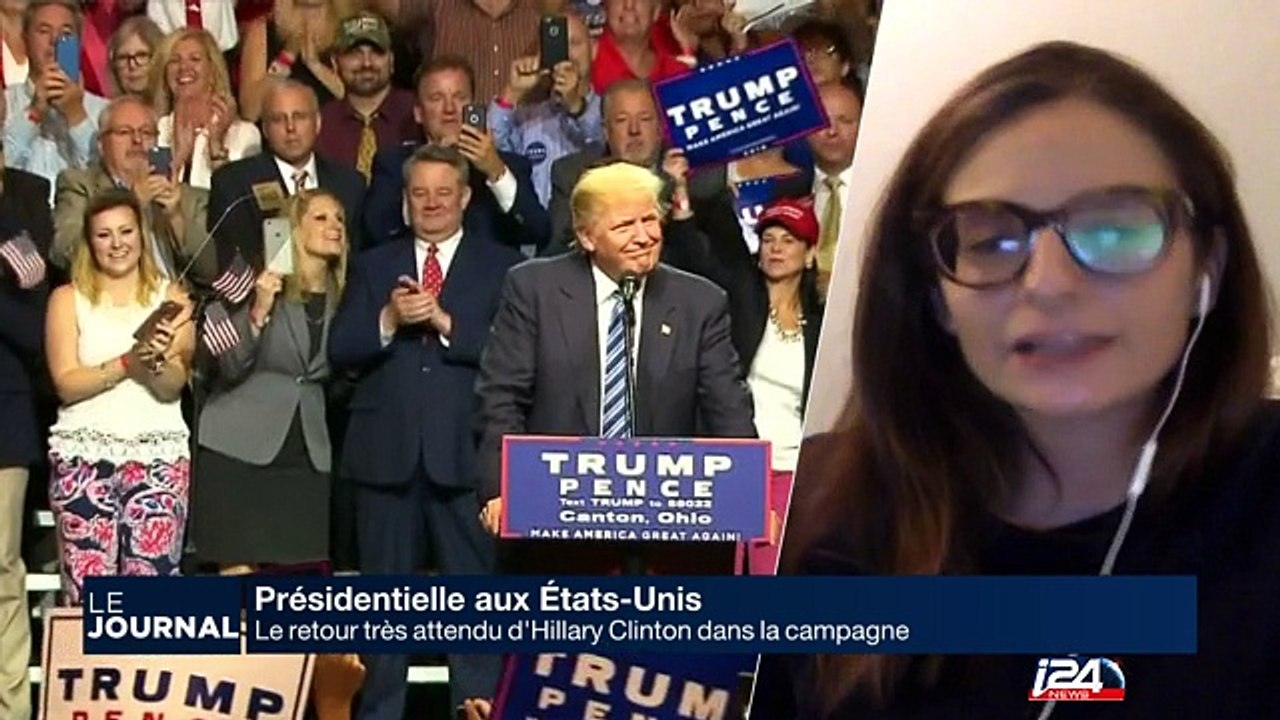 Retour très attendu de Clinton dans la campagne