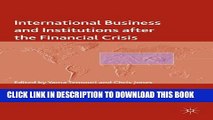 [PDF] International Business and Institutions after the Financial Crisis (Academy of International