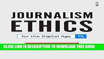 [PDF] Journalism Ethics for the Digital Age Full Online