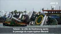 Taïwan: au lendemain du passage du typhon Meranti