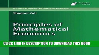 [PDF] Principles of Mathematical Economics (Mathematics Textbooks for Science and Engineering)