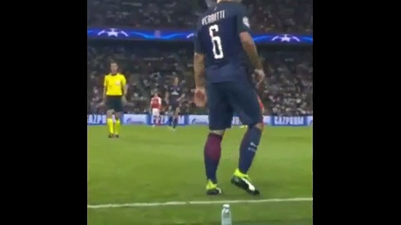 Verratti, aussi un génie avec une bouteille d’eau