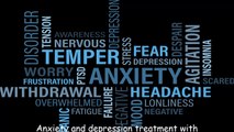 Anxiety and depression treatment with binaural tone, noise and sounds