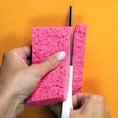 DIY Sponge Ball Water Tag