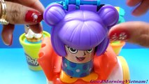 Play-Doh Cắt Tóc Tạo Kiểu Tóc Cắt Tóc Cho Thầy Giáo Play-doh hair Salon Toys Kids