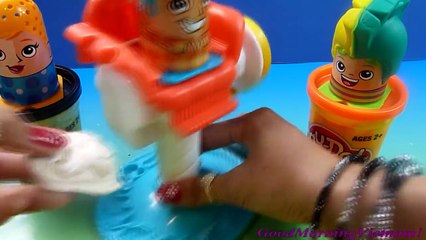 Play-Doh Cắt Tóc Tạo Kiểu Tóc Cắt Tóc Cho Thầy Giáo Play-doh hair Salon Toys Kids