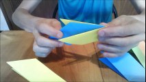 tuto facile origami shuriken pour enfant