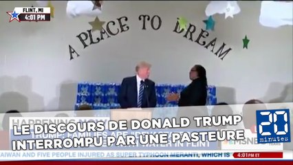 Le discours de Donald Trump interrompu par une pasteure
