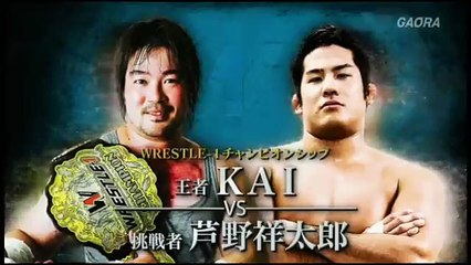 06.08.2016 KAI (c) vs. Shotaro Ashino (W-1)