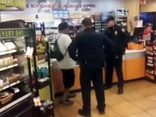 Badass Cop Throws Suspect...