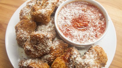 Fried Lasagna Bites - Take Frozen Lasagna To A Whole New Level