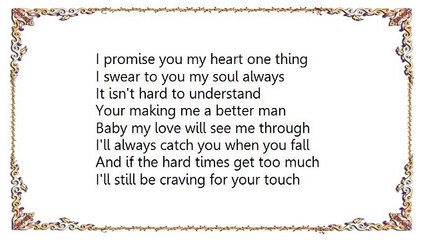 Shayne Ward - A Better Man Lyrics