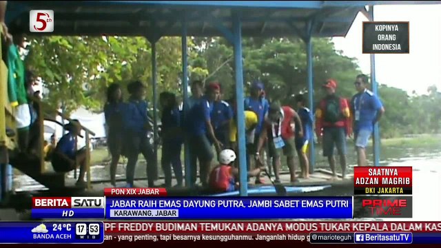 Tim Dayung Putra Jawa Barat Sabet Medali Emas