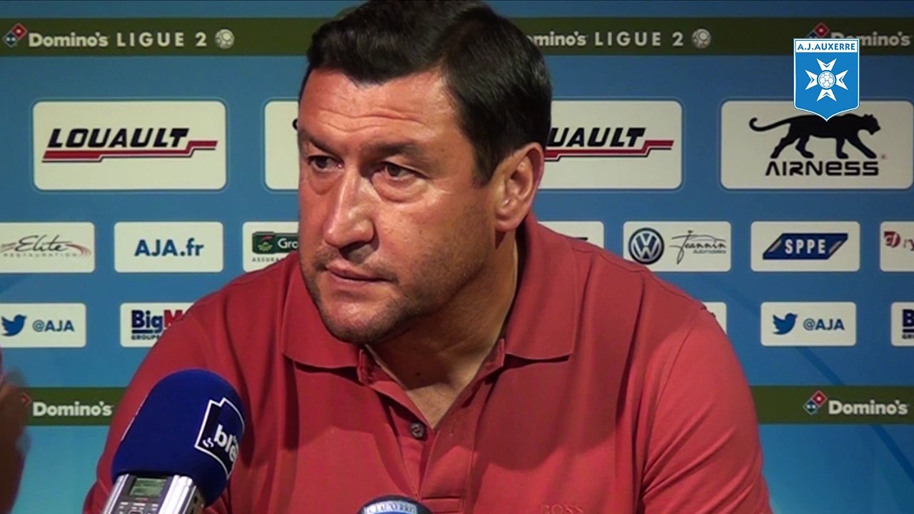 Viorel Moldovan avant BREST - AJ AUXERRE