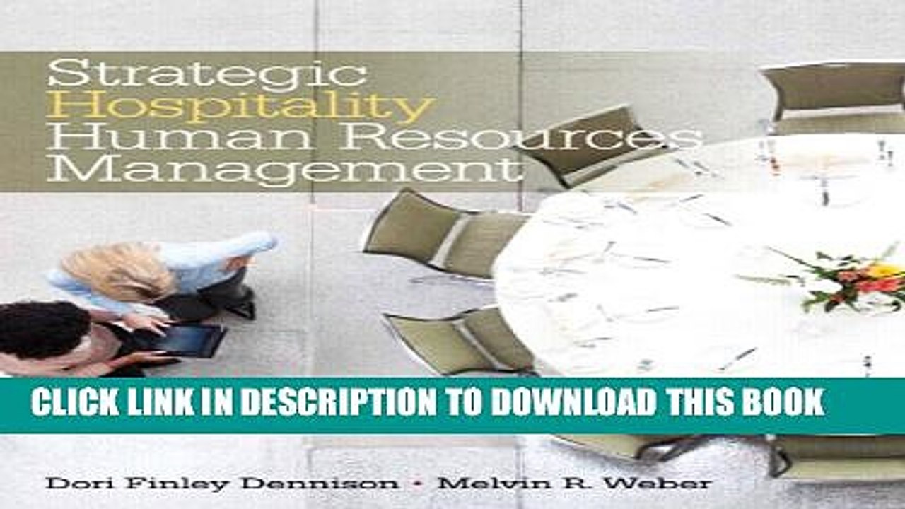 [PDF] Strategic Hospitality Human Resources Management Full Colection