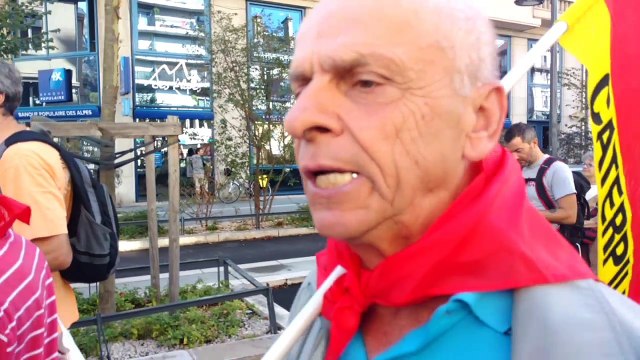 Les travailleurs de Caterpillar Grenoble expriment leur soutien aux travailleurs belges de Charleroi