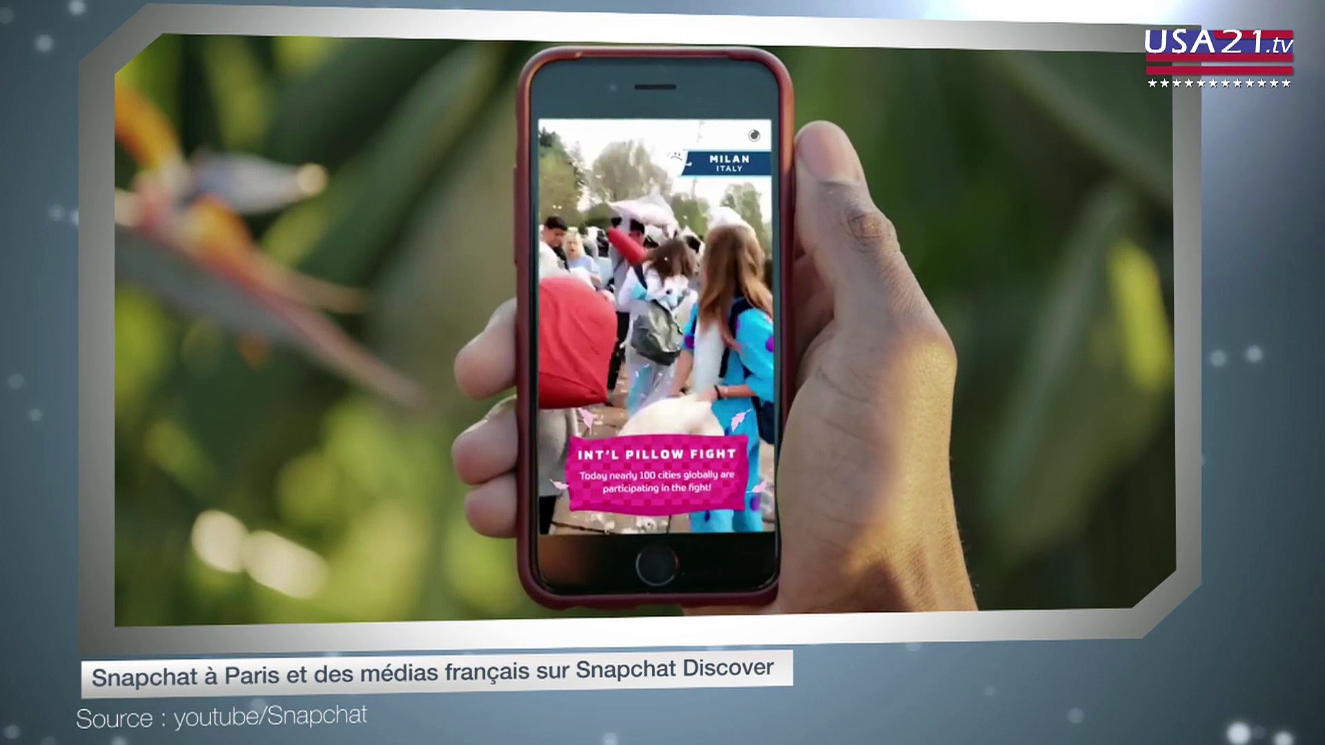 ⁣Snapchat à Paris et des médias français sur Snapchat Discover