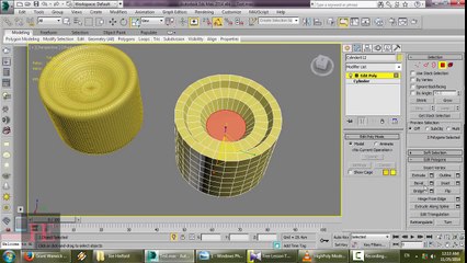 3DS MAX Tutorial  1   Modeling Knurls