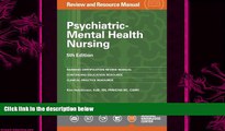 different   Psychiatric-Mental Health Nursing Review and Resource Manual, 5th Edition