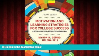 Online eBook Motivation and Learning Strategies for College Success: A Focus on Self-Regulated