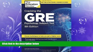 there is  Cracking the GRE Psychology Subject Test, 8th Edition (Graduate School Test Preparation)