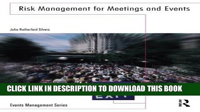 [PDF] Risk Management for Meetings and Events (Events Management) Full Colection