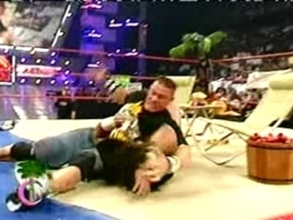 WWE Raw 6 aout randy orton john cena carlito et umaga