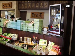 Japan produces delicacies made of green tea