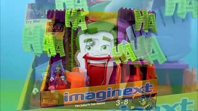 Imaginext The Jokers Fun House Joker takes Batman & SpiderCar McQueen Disney Pixar saves Batman