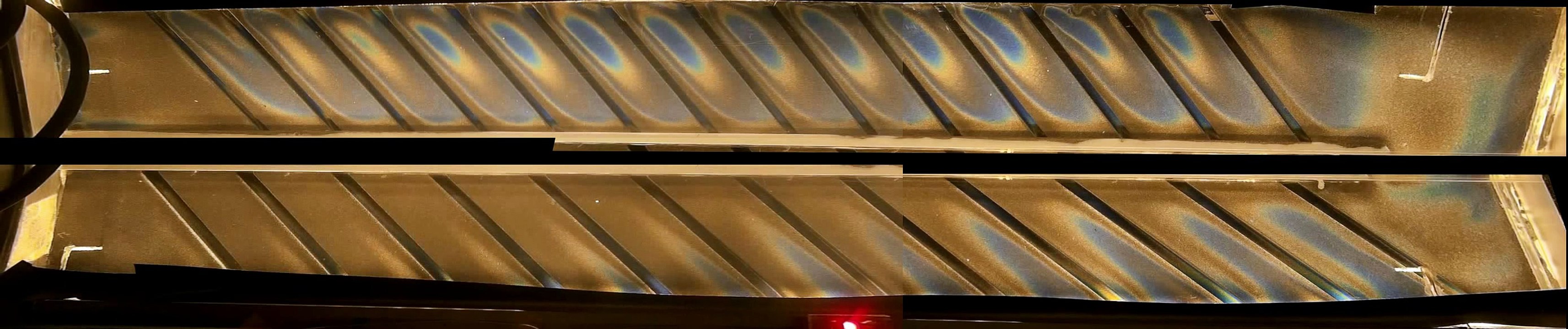 mesure de flux de chaleur par cristaux liquides thermochromiques