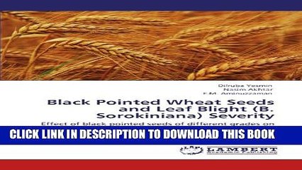 [PDF] Black Pointed Wheat Seeds and Leaf Blight (B. Sorokiniana) Severity: Effect of black pointed