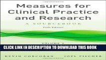 [PDF] Measures for Clinical Practice and Research, Volume 2: Adults Popular Colection