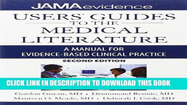 [PDF] Users Guides to the Medical Literature: A Manual for Evidence-Based Clinical Practice,