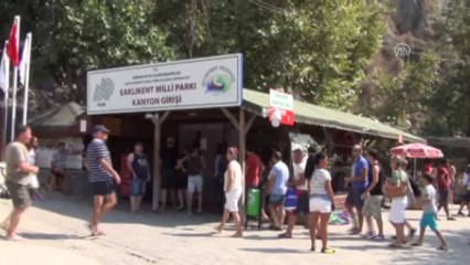 Saklıkent Kanyonu'nda "Bayram Bereketi"