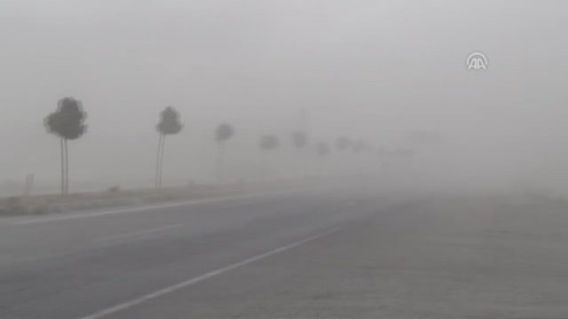 Karapınarda Kum Fırtınası