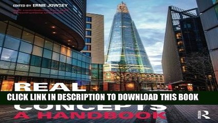 [Read PDF] Real Estate Concepts: A Handbook Download Online