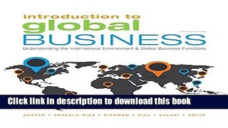 [PDF] Introduction to Global Business: Understanding the International Environment   Global