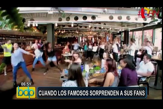 VIDEO: conocidos artistas sorprenden a fans