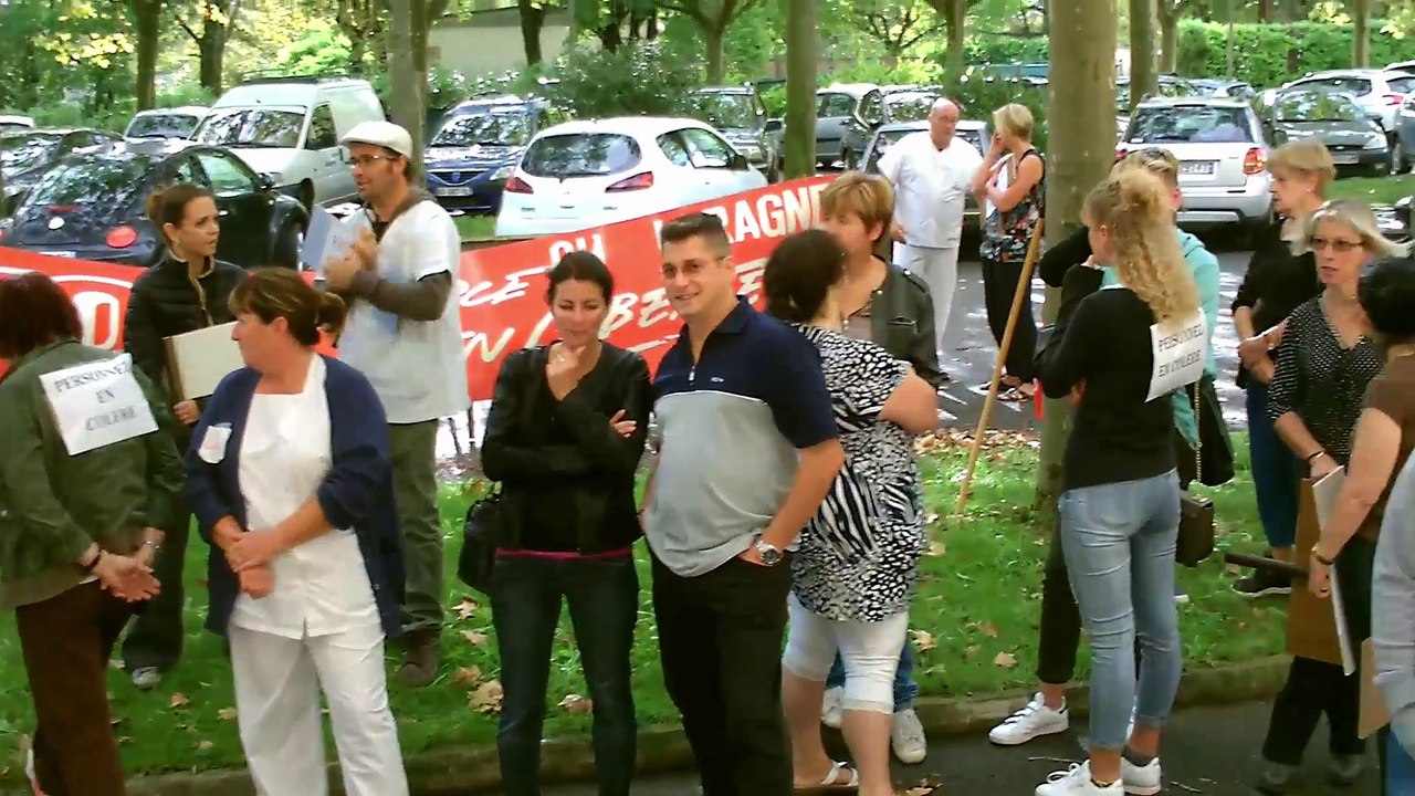 D!CI TV : Grève du personnel au centre hospitalier Buëch Durance à Laragne.